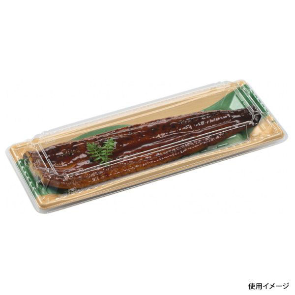 エフピコ うなぎ容器 平舟30-11段 本体 木目葉らん 44383011 1ケース(800個(50個×16)（直送品）
