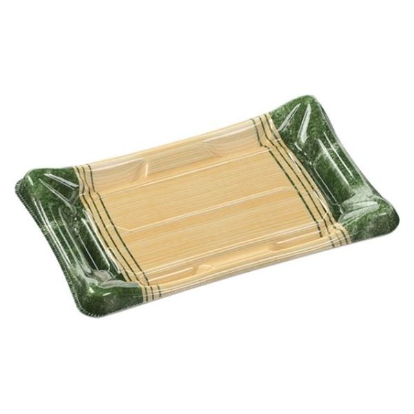 エフピコ 寿司容器 波錦2-4 本体 針葉木目 44440204 1ケース(900個(50個×18)（直送品）