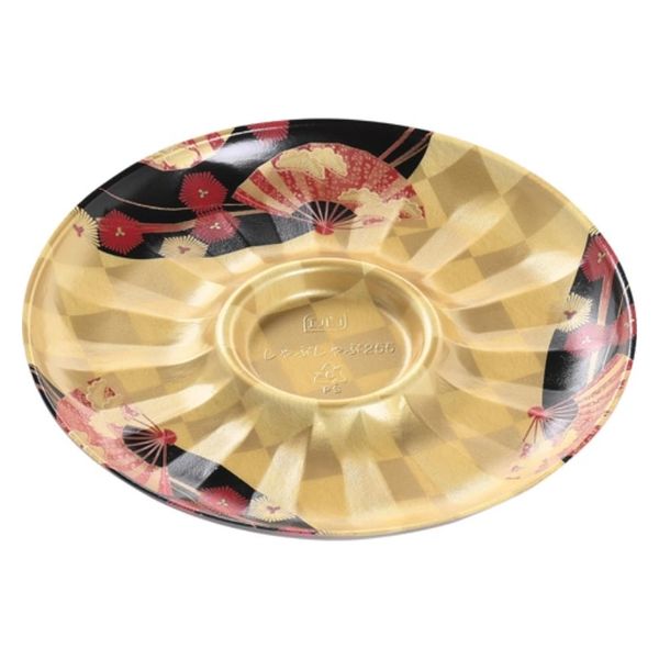 エフピコ 発泡トレー しゃぶしゃぶ255 本体 扇市松金 44451255 1ケース(400個(50個×8)（直送品）