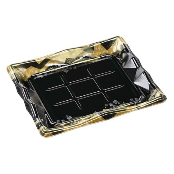 エフピコ 寿司容器 氷河3-6 本体 かのこ金 44950306 1ケース(400個(50個×8)（直送品）