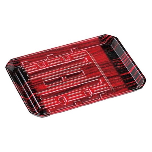 エフピコ 発泡トレー FU-22-16(V) 春慶赤 45112216 1ケース(1000個(50個×20)（直送品）