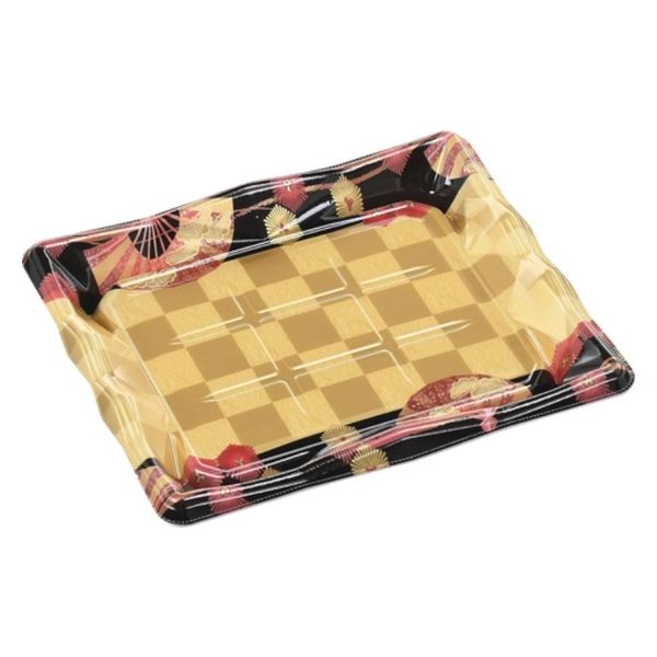 エフピコ 寿司容器 氷河3-6 本体 扇市松金 45140306 1ケース(400個(50個×8)（直送品）