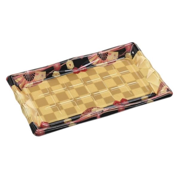 エフピコ 寿司容器 氷河3-9 本体 扇市松金 45140309 1ケース(300個(10個×30)（直送品）