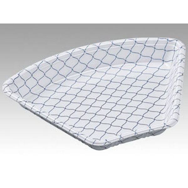 エフピコ 発泡トレー FL扇折特小(30) 本体 網ブルー 46059401 1ケース(900個(50個×18)（直送品）