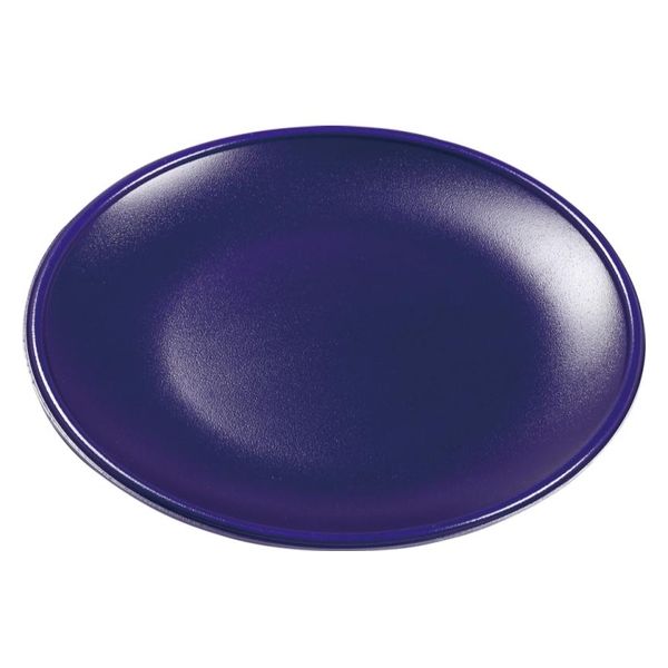 エフピコ 刺身容器 丸皿-25 紺W 46600025 1ケース(600個(100個×6)（直送品）