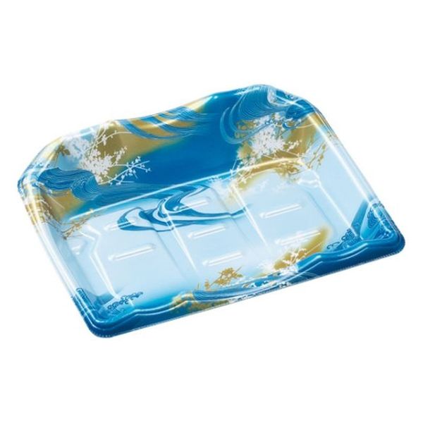 エフピコ 刺身容器 豊山24-19 本体 天の川青 46662419 1ケース(600個(50個×12)（直送品）