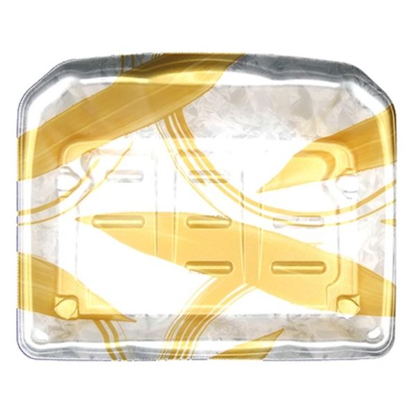 エフピコ 刺身容器 豊山24-19 本体 金ささ銀 46862419 1ケース(600個(50個×12)（直送品）