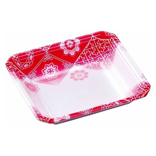 エフピコ 発泡トレー DFV-14-12(30) 京華レッド 48351412 1ケース(3500個(100個×35)（直送品）