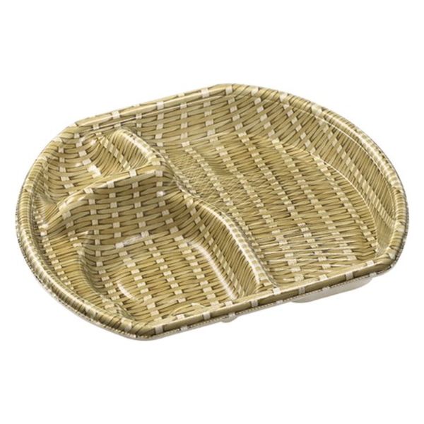 エフピコ 冷麺容器 SB半月24-20(42) 本体 ザル 48512421 1ケース(600個(50個×12)（直送品）