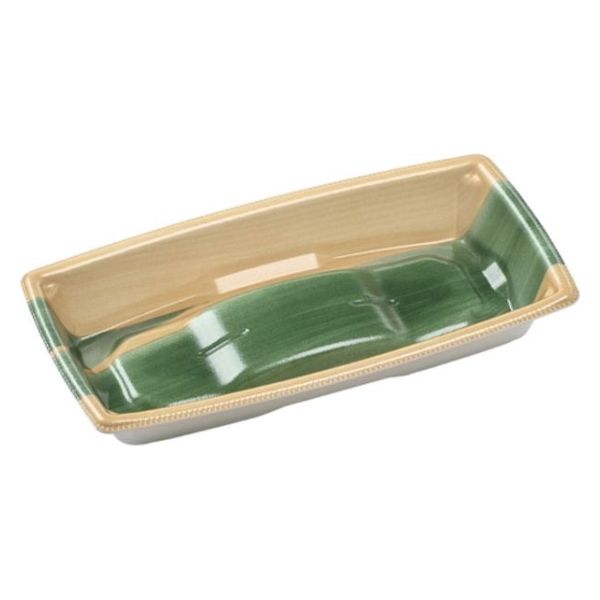 エフピコ 軽食容器 角盛鉢20-10(30)A 木目葉らん 49242200 1ケース(1200個(50個×24)（直送品）