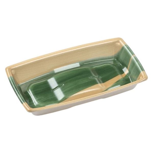 エフピコ 軽食容器 角盛鉢20-11(30)A 木目葉らん 49242201 1ケース(1200個(50個×24)（直送品）