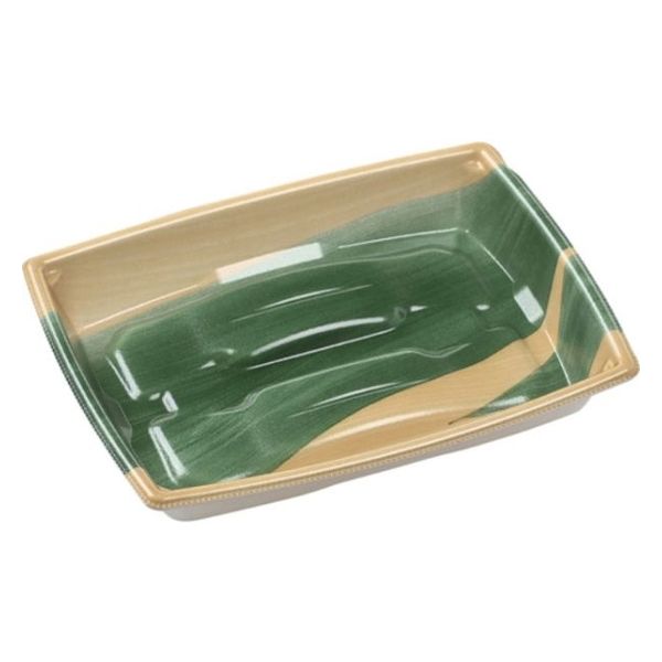 エフピコ 軽食容器 角盛鉢20-15(30)A 木目葉らん 49242205 1ケース(900個(50個×18)（直送品）