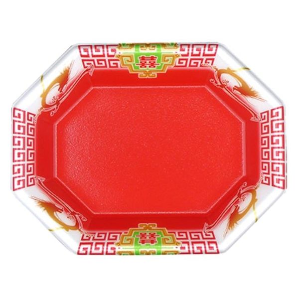 エフピコ 発泡トレー F-835-27(LS) 昇龍赤 49461835 1ケース(1500個(50個×30)（直送品）