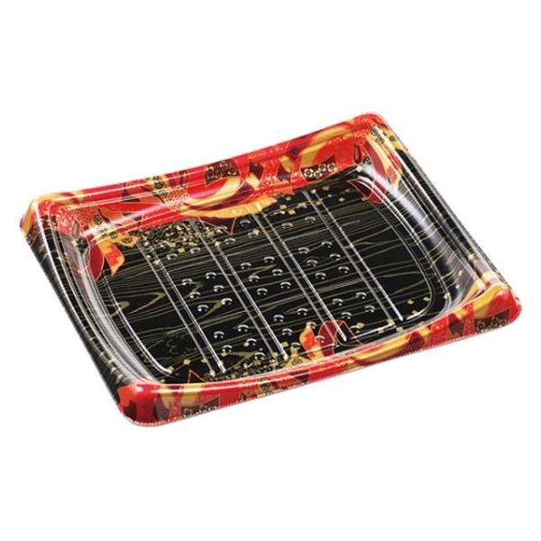 エフピコ 寿司容器 芝盛3-6(V) 本体 舞姫赤 49549306 1ケース(480個(10個×48)（直送品）