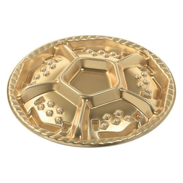 エフピコ オードブル容器 シェルトプラッター丸30 本体 金 49900300 1ケース(200個(10個×20)（直送品）
