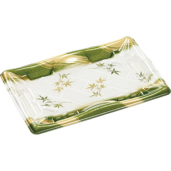 エフピコ 寿司容器 輝ステージ2-4PK 本体 竹ゆめ緑 49900204 1ケース(900個(50個×18)（直送品）