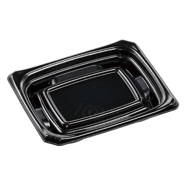 エフピコ 刺身容器 Uステージ15-12 本体 エコ黒 4A120202 1ケース(1200個(50個×24)（直送品）