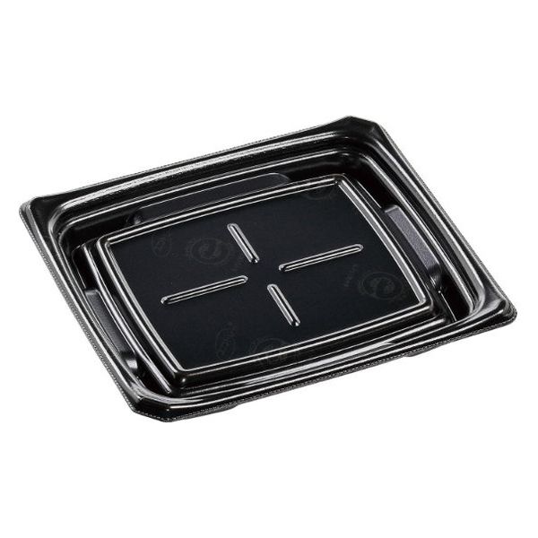 エフピコ 刺身容器 Uステージ20-17 本体 エコ黒 4A120702 1ケース(600個(50個×12)（直送品）