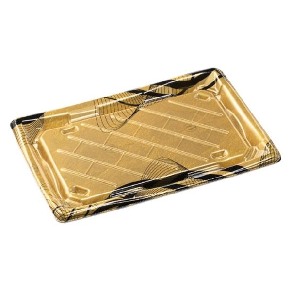エフピコ 寿司容器 彩風3-6 本体 はくざ金彩 4A640306 1ケース(400個(50個×8)（直送品）