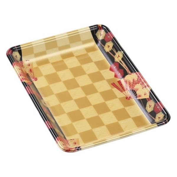 エフピコ 発泡トレー FLB-A28-30 扇市松金 4B560286 1ケース(900個(100個（直送品）