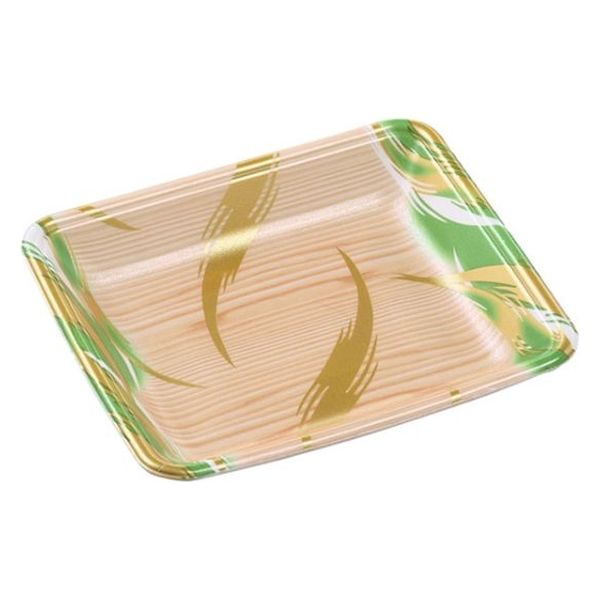 エフピコ 発泡トレー FLB-A17-30 風紋木目緑 4B830176 1ケース(1500個(100個×15)（直送品）