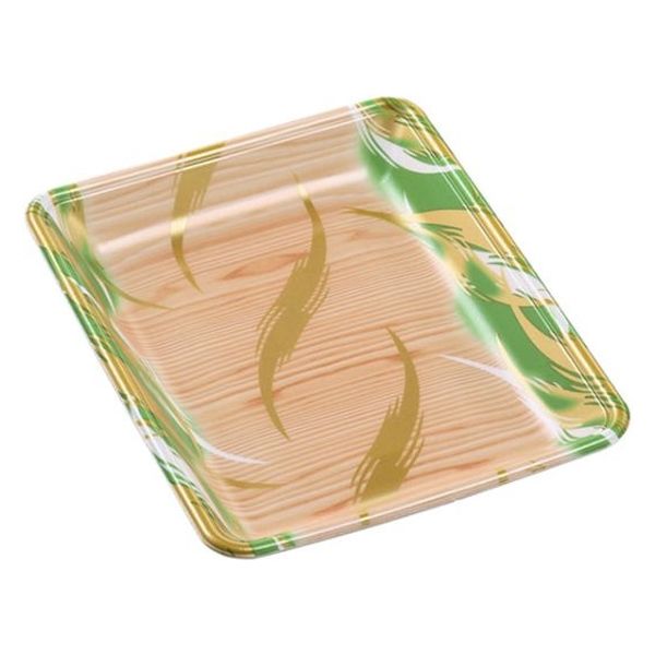 エフピコ 発泡トレー FLB-A25-30 風紋木目緑 4B830256 1ケース(900個(100個×9)（直送品）