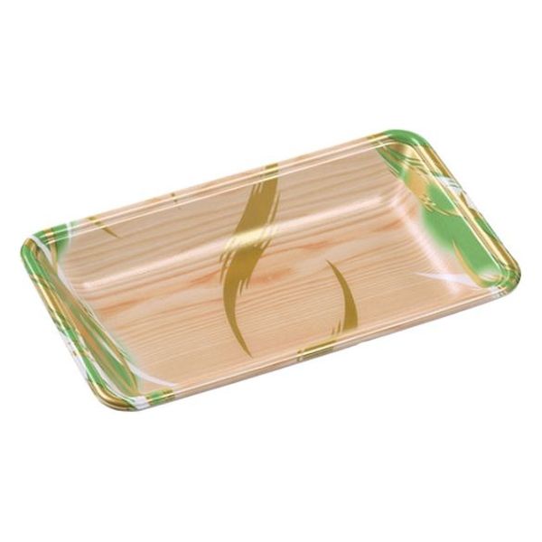 エフピコ 発泡トレー FLB-Y15-33 風紋木目緑 4B832159 1ケース(1200個(100個×12)（直送品）