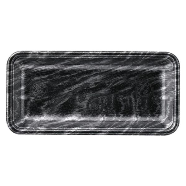 エフピコ 発泡トレー FLB-Y12-25 エコ黒木銀 4B992124 1ケース(1500個(100（直送品）