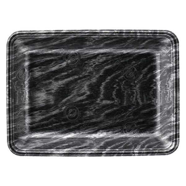 エフピコ 発泡トレー FLB-Y18-33 エコ黒木銀 4B992189 1ケース(900個(100個×9)（直送品）