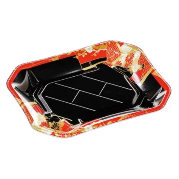 エフピコ 寿司容器 美彩2-3 本体 花小町赤 4C100239 1ケース(900個(50個×18)（直送品）