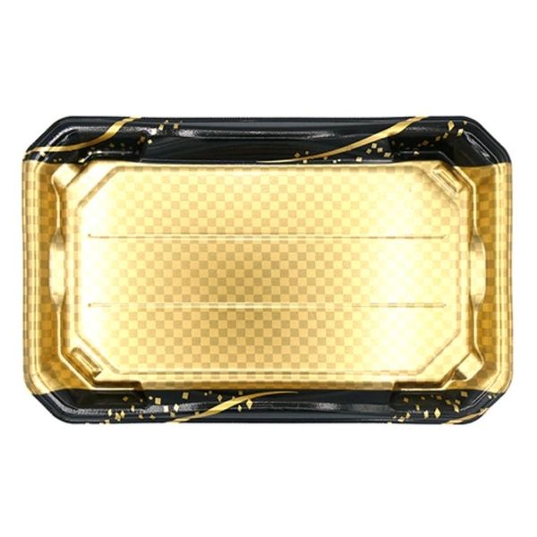 エフピコ 寿司容器 美彩3-9 本体 箔市松金 4C100399 1ケース(300個(10個×30)（直送品）