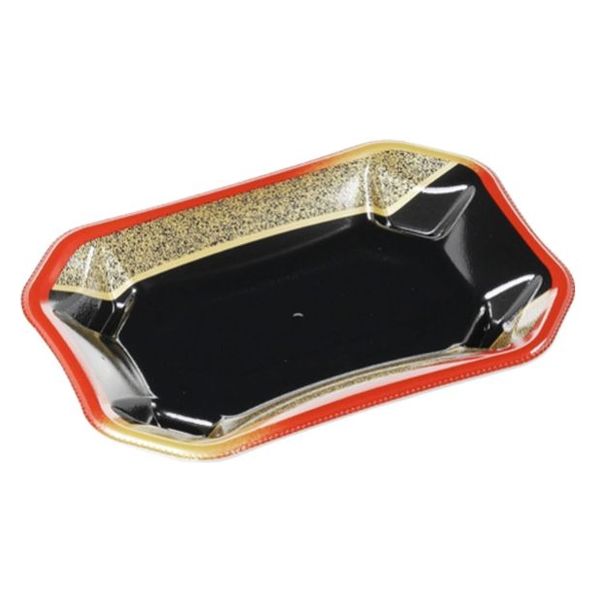 エフピコ 鮮魚トレー 美彩18-13 本体 まき絵赤金 4C101838 1ケース(1400個(50個×28)（直送品）