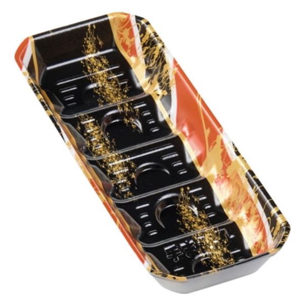 エフピコ 発泡トレー MV25-10(30)S 流華赤 4C102511 1ケース(1200個(50個×24)（直送品）