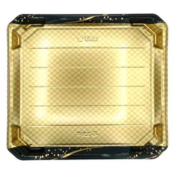 エフピコ 刺身容器 美彩35-35 本体 箔市松金 4C103559 1ケース(140個(10個×14)（直送品）