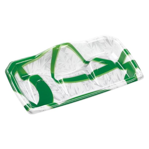 エフピコ 刺身容器 宝山24-14 本体 サークル緑 4C154145 1ケース(800個(50個×16)（直送品）