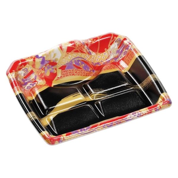 エフピコ 刺身容器 宝山20-17 本体 羽織赤 4C150176 1ケース(600個(50個×12)（直送品）