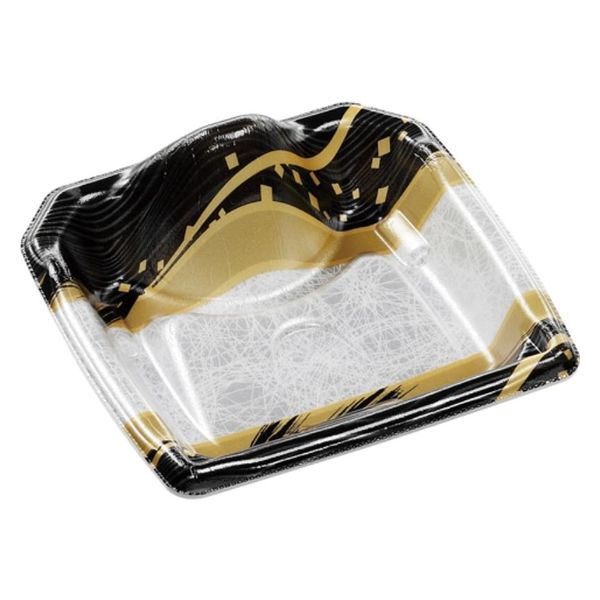 エフピコ 刺身容器 宝山15-14 本体 雪舟金 4C155147 1ケース(1200個(50個×24)（直送品）