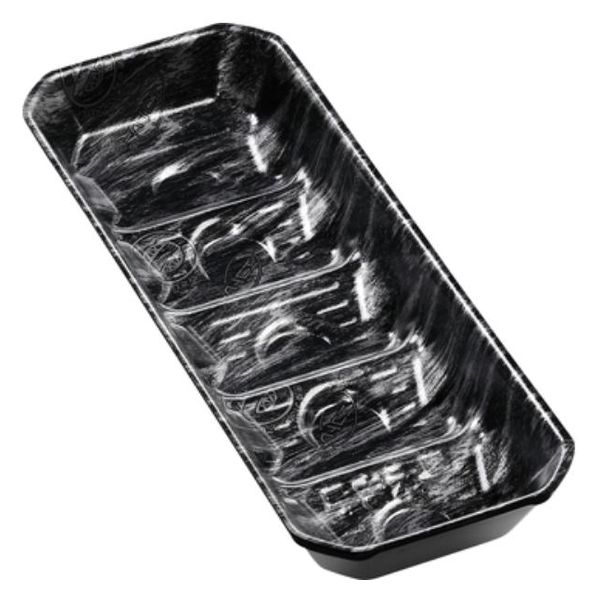 エフピコ 発泡トレー MV25-10(30)S エコ黒木銀 4C172511 1ケース(1200個(50個×24)（直送品）