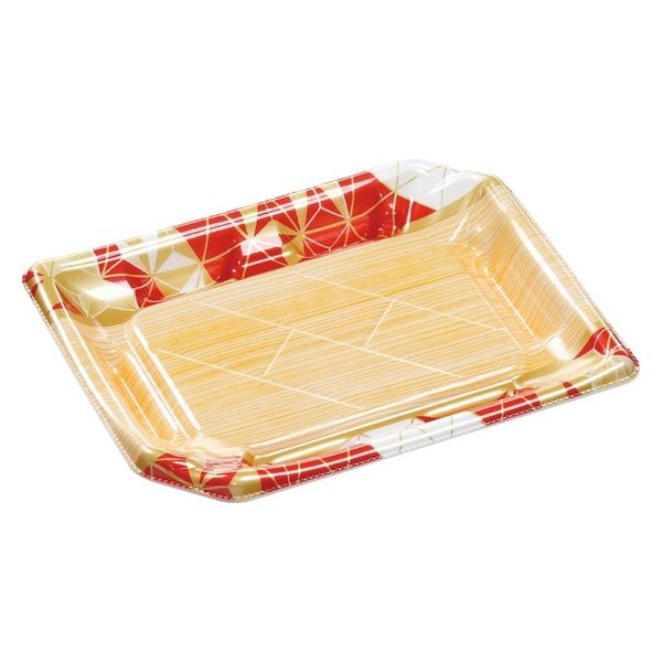 エフピコ 寿司容器 しおり2-3あさぎ赤 4C182032 1ケース(900個(50個×18)（直送品）