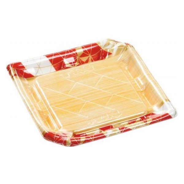 エフピコ 寿司容器 しおり3-3あさぎ赤 4C183032 1ケース(900個(50個×18)（直送品）