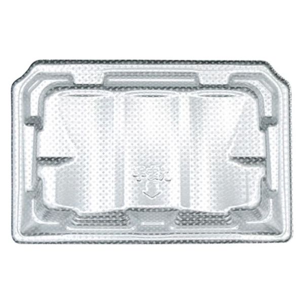 エフピコ 寿司容器 Sステ23-15巻台 本体 メッシュ銀 4C482315 1ケース(400個(50個×8)（直送品）