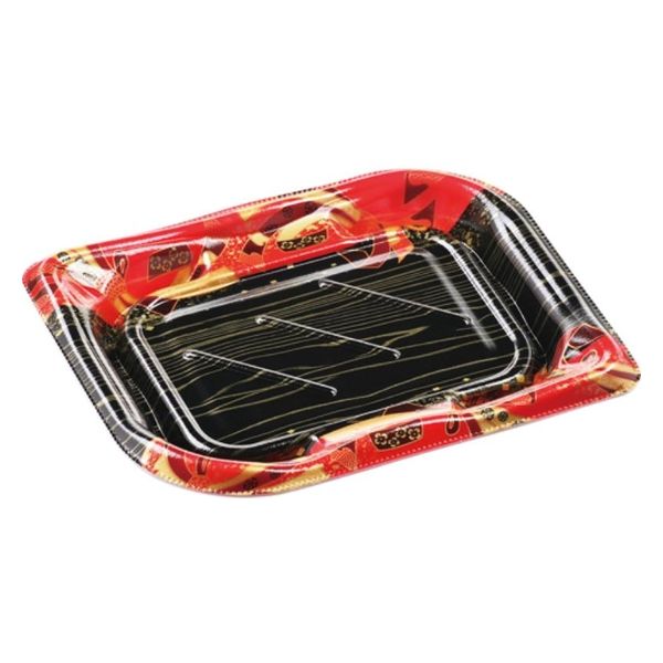 エフピコ 刺身容器 葉皿2-3(V1) 本体 舞姫赤 4C540203 1ケース(900個(50個×18)（直送品）