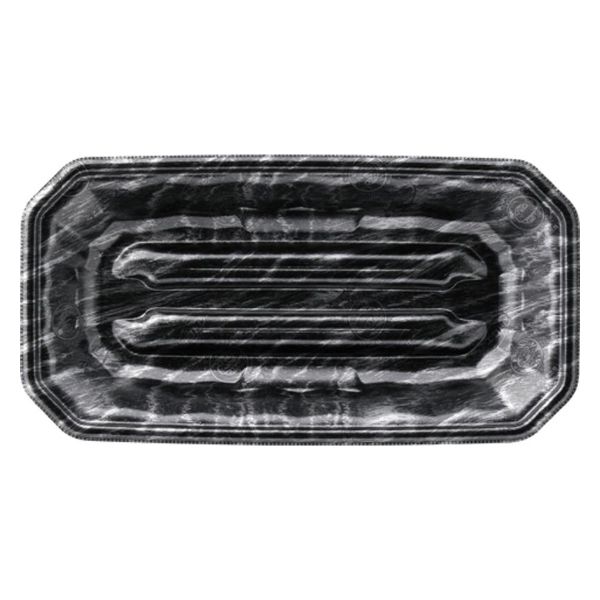 エフピコ 発泡トレー メガプレート29-15(37) エコ黒木銀 4C782915 1ケース(600個(50個×12)（直送品）