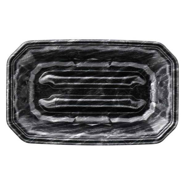 エフピコ 発泡トレー メガプレート25-15(37) エコ黒木銀 4C782515 1ケース(800個(50個×16)（直送品）