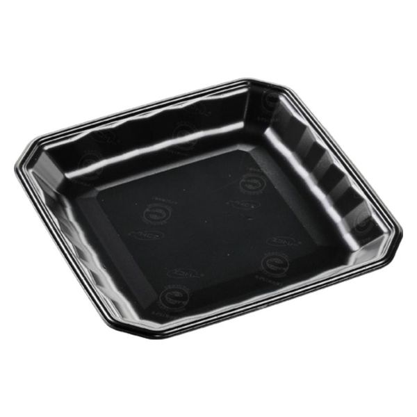 エフピコ 発泡トレー メガプレート24-24(30)平 エコ黒 4C792424 1ケース(600個(100個×6)（直送品）