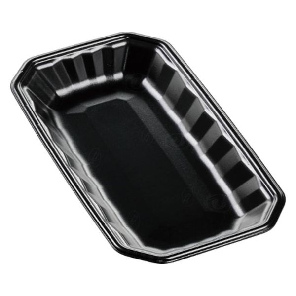 エフピコ 発泡トレー メガプレート27-15(30)平 エコ黒 4C792715 1ケース(800個(100個×8)（直送品）