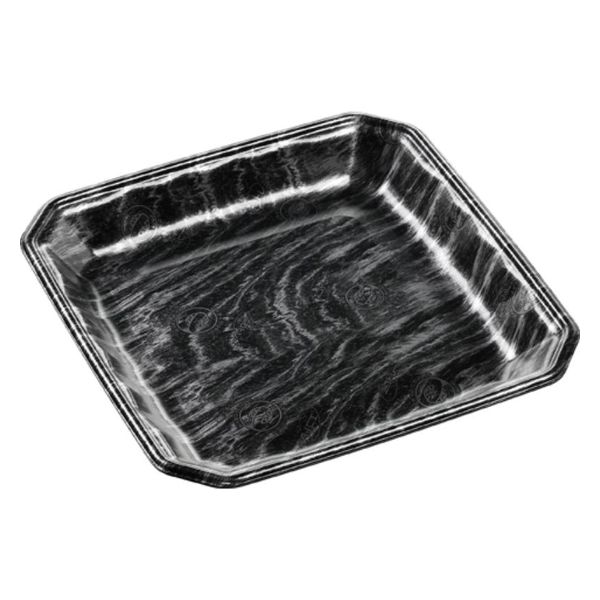 エフピコ 発泡トレー メガプレート24-24(30)平 エコ黒木銀 4C822424 1ケース(600個(100個×6)（直送品）