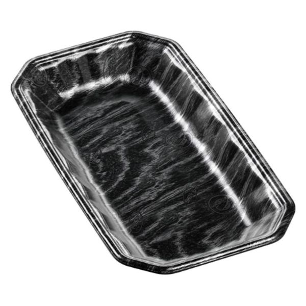 エフピコ 発泡トレー メガプレート27-15(30)平 エコ黒木銀 4C822715 1ケース(800個(100個×8)（直送品）