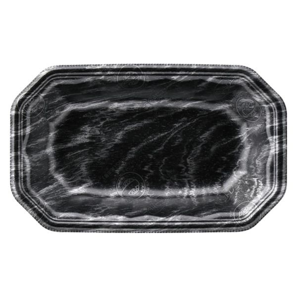 エフピコ 発泡トレー メガプレート20-12(30)平 エコ黒木銀 4C852012 1ケース(1800個(100個×18)（直送品）