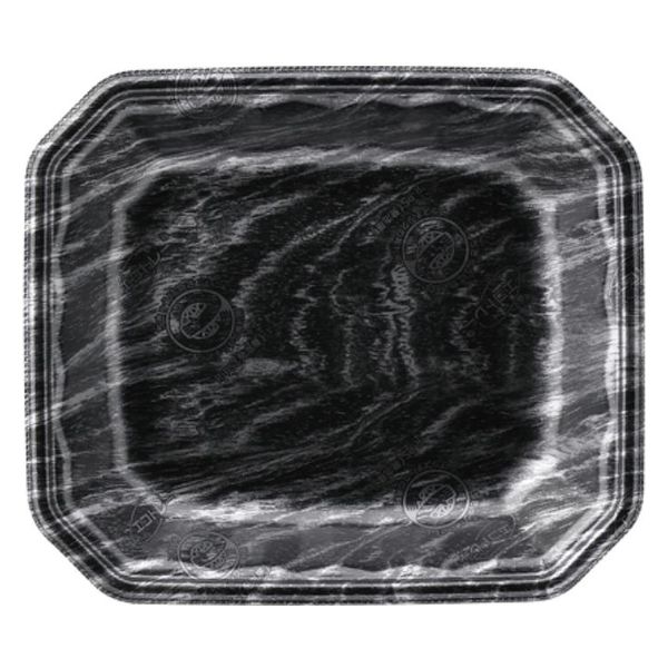 エフピコ 発泡トレー メガプレート20-17(30)平 エコ黒木銀 4C852017 1ケース(1200個(100個×12)（直送品）